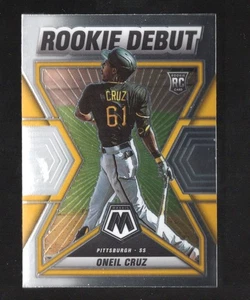 2022 Panini Mosaic Oneil Cruz #RD-5 Rookie Debut - Bild 1 von 2
