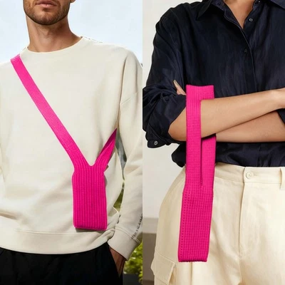 IPhone Pocket by ISSEY MIYAKE Minimalist Knit Phone Crossbody Shoulder Tote - Image 1 of 4