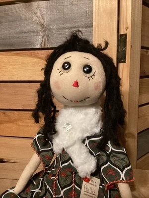 Muñeca Raggedy Primitive ~ ÚNICA ~ Phillis Foto 1 de 4