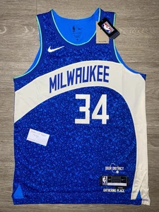 100% Authentic Nike Giannis Antetokounmpo Bucks City Edition Trikot Herren 48 LARGE - Bild 1 von 13
