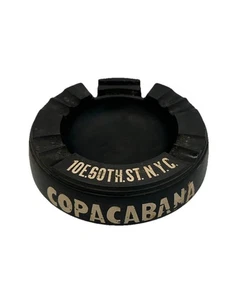 Vintage 1950's Copacabana Original Nightclub Ashtray Bakelite 10 E. 60th St NYC - Picture 1 of 11