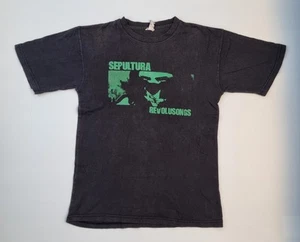 Sepultura Shirt Revolusongs Official 2003 Australia Tour Vintage T Shirt Size M  - Picture 1 of 4