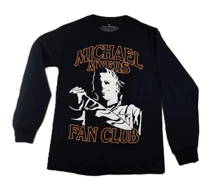 CAMISA HALLOWEEN MICHAEL MYERS FAN CLUB JOHN CARPENTER MANGA LARGA TALLA M NUEVA SIN ETIQUETAS - Imagen 1 de 6