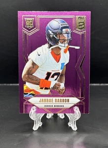 2025 Donruss Elite Jahdae Barron Purple Rookie /49! Denver Broncos🔥 - Bild 1 von 2
