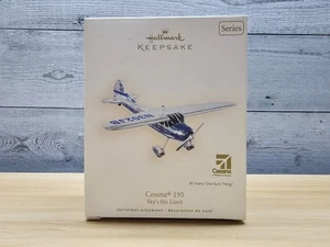 HALLMARK KEEPSAKE ORNAMENT - CESSNA 195 - 2007 - SKY'S THE LIMIT - Picture 1 of 7