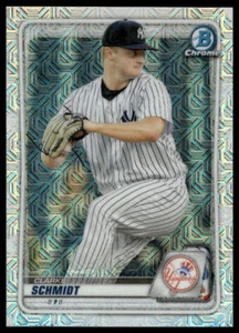 2020 Bowman #BCP-53 Clarke Schmidt Chrome Prospects Mojo Refractor Yankees - Picture 1 of 2
