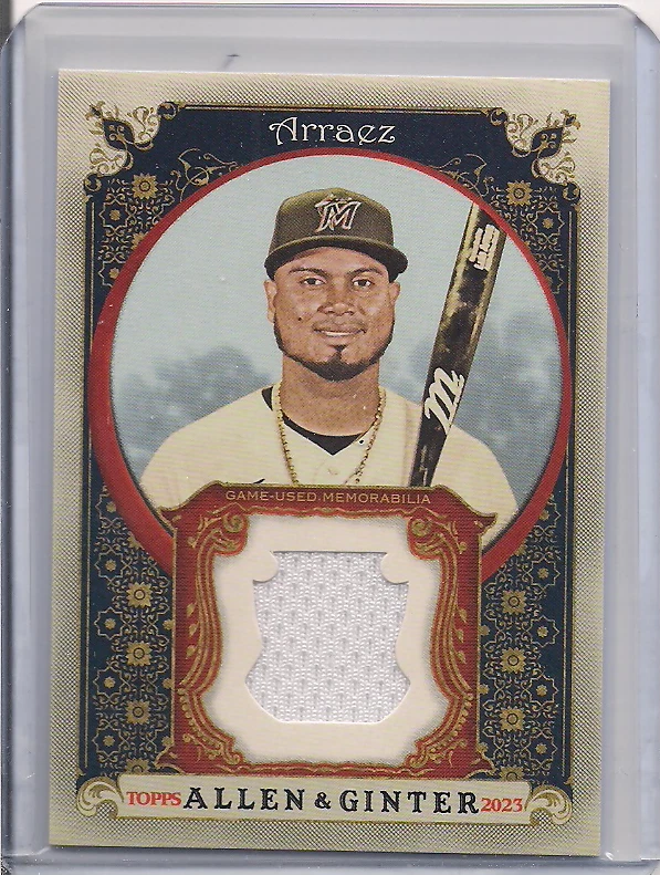 2023 Allen & Ginter #AGRB-LA Luis Arraez Jersey Relic - Image 1 of 1