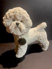Bichon Frise Collection (Rare) Country Artist” Handpainted Heavy Resin Figurine.