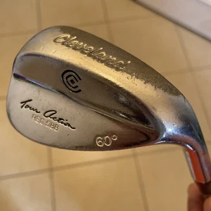 Club de golf usado Cleveland Tour Action 60* REG 588 cromo arena cuña acero - Imagen 1 de 9