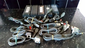 XBOX 360 Power Supply Lead Bricks AV Cables Job Lot Bundle - Picture 1 of 3