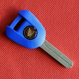 Aftermarket key for Honda HISS cut from code or picture (blue) - Picture 1 of 1