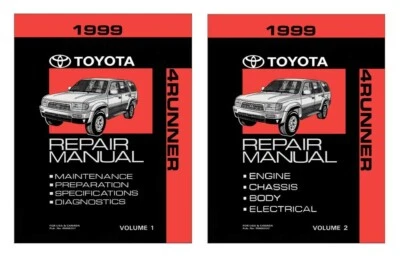 1999 Toyota 4-Runner Shop Service Repair Manual Book - Image 1 of 4