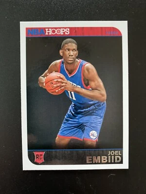 2014-15 NBA Hoops - Joel Embiid #263 (RC) Rookie Philadelphia 76ers - Image 1 of 2