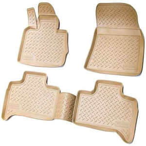 3D Gummi Fussmatten passend für BMW X5 | E53 | BJ 1999 - 2006 | beige passgenau - Bild 1 von 1