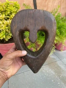 1800, S Antique Old Wood Wall Decorative Statue Sculpture - Picture 1 of 7