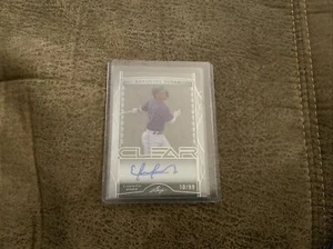 Ezequiel Tovar 2022 Leaf Trinity Clear Autograph Card 10/99 Colorado Rockies - Picture 1 of 2