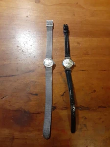 Vintage OMEGA Ladies Watches lot Both Run, one is Gold Filled - Picture 1 of 10