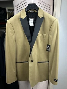 Blazer EXPRESS Talla 44R Slim - Nuevo con etiquetas - Color arena - Imagen 1 de 4