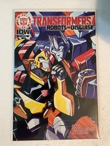 Transformers - ROBOTS DISFRAZADOS #4 casi nuevo variante de subcubierta - cómics IDW 2014 - Imagen 1 de 1
