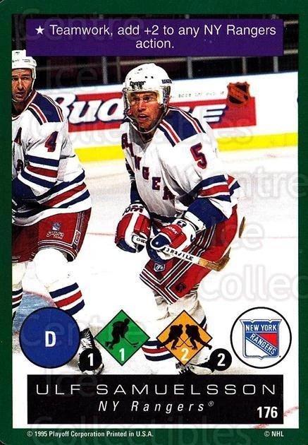 1995-96 Playoff One on One #176 Ulf Samuelsson - Image 1 of 1
