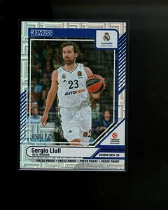 2024-25 Panini Donruss EuroLeague Press Proof Viola #141 Sergio Llull #d 50/275 - Foto 1 di 1