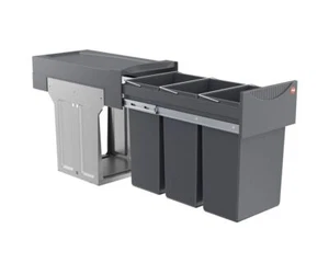 Hailo waste collector 3x 10 waste separation system built - in trash can waste bin 3666131 - Picture 1 of 23