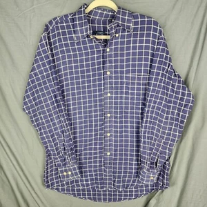 Camicia uomo Burberrys of London manica corta con bottoni a quadri media made in USA - Foto 1 di 12