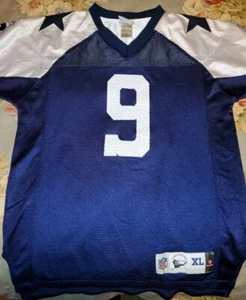Dallas Cowboys Tony Romo Jersey Kids XL 18-20 Reebok Vintage Collection Blue - Picture 1 of 3