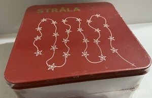 Ikea STRALA LED String Light 24 Outdoor/Indoor Flashing Star w/Metal Tin - Multi - Picture 1 of 5