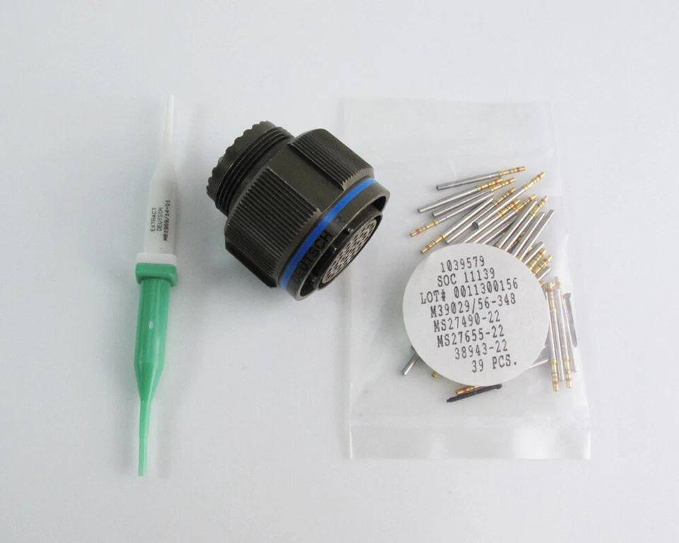 Deutsch D38999/26WD35SA Mil Spec Circular Connector 37 POS w/ Contacts - Image 1 of 1