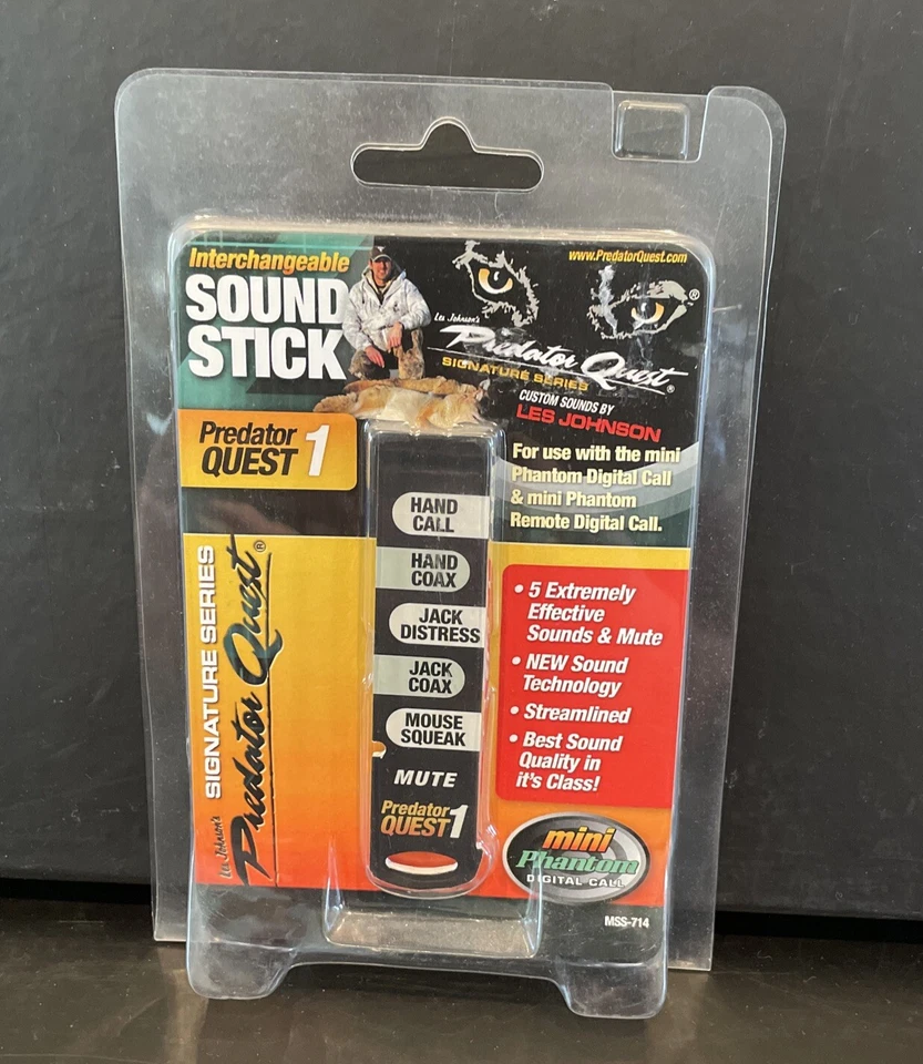 Predator Game Call Sound Stick Quest 1 Coyote Mouse Rabbit Distress Call MSS-714 - Image 1 of 1
