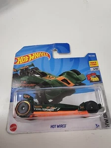 Hot Wheels Hot Wired Mattel HW Drag Strip Track Stars Green & Orange - Picture 1 of 12
