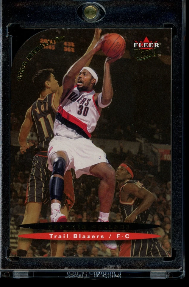 2003-04 Ultra Gold Medallion Trail Blazers Basketball Card #141 Rasheed Wallace - Image 1 of 1
