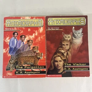 Lot of 2 Vintage 90s Animorphs Books KA Applegate Including a 1st Edition 1990s - Picture 1 of 14