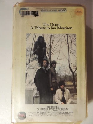 THE DOORS - A TRIBUTE TO JIM MORRISON (1982, VHS Clamshell) Documentary USA NR - Image 1 of 3