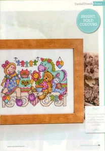 Toyshelf Friends Cross Stitch Magazine Pattern - Joan Elliott - Child's Room - Picture 1 of 3
