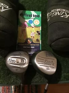 King Cobra Seniors Woods Set (Driver, Oversize Offset Ti. 5W) Graphite Shafts - Picture 1 of 11