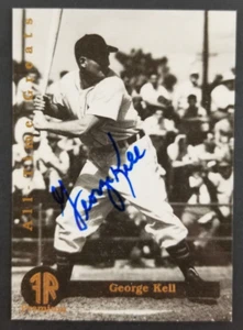 George Kell 1995 Front Row Signed (Golden COA) Baseball Card #1 (NM) - Picture 1 of 3