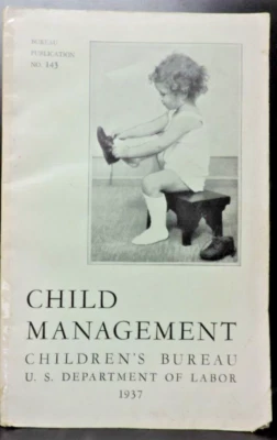 1937 Vintage: Child Management Children's Bureau US Dept. of Labor - Image 1 of 4