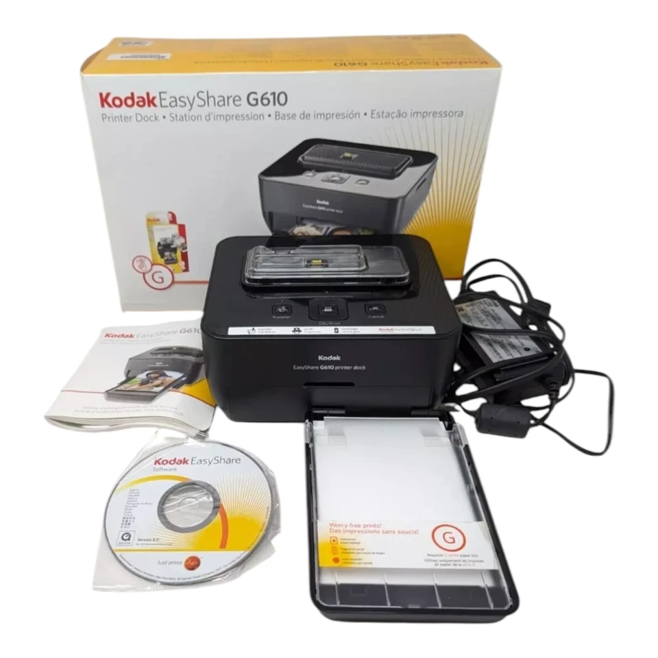 Vintage Kodak EasyShare Printer G610 Ink Photo Printer Nostalgic Scrapbooking - Image 1 of 4