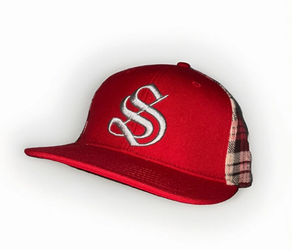 Nueva gorra de béisbol Stussy vintage bordada a presión - roja rara nueva con etiquetas Foto 1 de 4