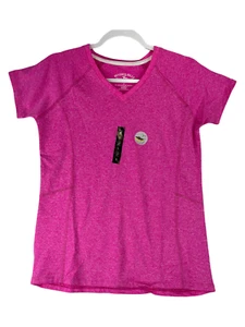 Women Teen Sz S T-Shirt Pink Active Wear Stretch Fit by Beverly Hills Polo Club - Picture 1 of 10