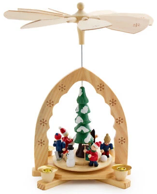 BRUBAKER Christmas Pyramid 12 Inches Nativity Play - Under The Christmas Tree - - Image 1 of 4