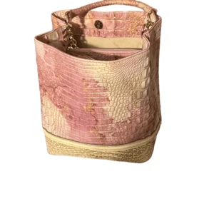 Brahmin Bucket Purse Pink Ombre - Picture 1 of 7