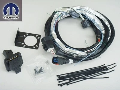 JEEP WRANGLER 2007 - 2014 后 7 路连接器 TOWING PLUG 拖车电线套件 — 第 1/4 张图片