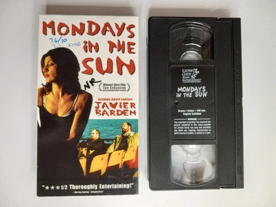 Mondays in the Sun (VHS, 2002) Spanish w/English Subtitles - Javier Bardem - Image 1 of 2