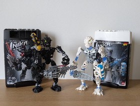 Lego Bionicle Toa Inika Lot 8729 8732 With Box