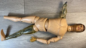Vintage 1964 12" Hasbro Gi Joe Mike Power Atomic Man Figur fehlende Gliedmaßen wie besehen - Bild 1 von 13