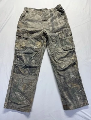 RedHead Silent Hide Realtree Camo Cargo Pants Mens 36x30 Large Double Knee - Image 1 of 4