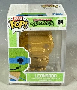 Funko Bitty Pop TMNT Teenage Mutant Ninja Turtles 04 Leonardo *Gold 1/32* - Picture 1 of 2